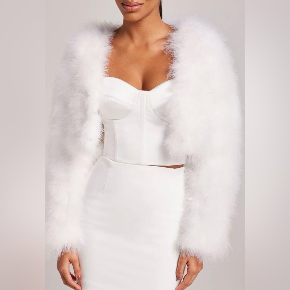 Nadine Merabi - Leona White Jacket